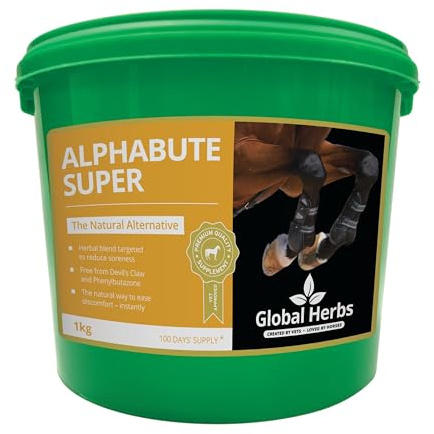 Global Herbs Alphabute Super Equine Mobility & Comfort Support Powder