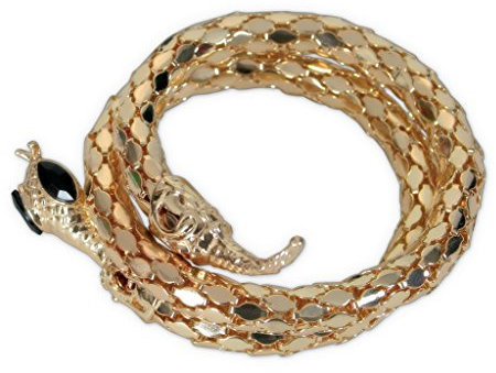 Schlangenarmreif elastisch Armreif Schmück Cleopatra Königin Modeschmuck Armschmuck Körperschmuck Kostümergänzung Zubehör Fasching Karneval Accessoire