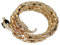 Schlangenarmreif elastisch Armreif Schmück Cleopatra Königin Modeschmuck Armschmuck Körperschmuck Kostümergänzung Zubehör Fasching Karneval Accessoire