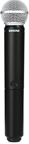 Shure BLX2/SM58 Handheld Wireless Transmitter H9 Band (512–542 MHz) – SM58 Cardioid Dynamic Capsule, Up to 14 Hr Battery, 300 ft Range, Compatible with BLX Receivers