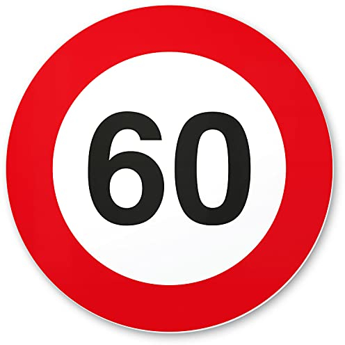DankeDir! 60. Geburtstag Geschenk Schild 20 x 20 cm Geschenkidee Geburtstagsgeschenk runder Geburtstag 60er - Geburtstagsfeier Kleine süße Überraschung das Geburtstagskind