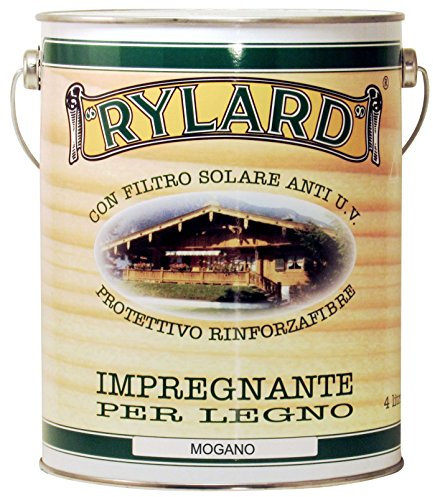 Rylard IMM4 Impregnante per Legno, Mogano, 4000 ml