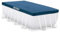 'INTEX Navy Blue Rectangular Pool Cover 390x180 cm | Robust Polyethylene Material | Water-Resistant and Tear-Resistant | Includes Drain Holes and Rope Ties | Sized