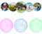 3 Stücke Aufblasbare TPR Blase Ballons Reißfeste Ballons Stretch Firm Ball zu 50 cm / 20 zoll, Für Spielen Im Freien und Ideal für Jungen und Mädchen (3 PCS)