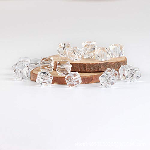 1000 Stück Glasperlen Großhandel 10 Mm Kristall Facettierte Perlen Schmuck Versorgung Für Diy-Perlen, Armbänder, Halsketten, Ohrringe & Amp; Andere Schmuckstücke, Weiß