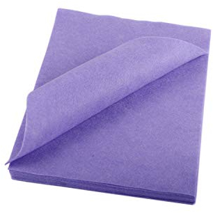 YYCRAFT Craft Weiche Filzbögen, 22,9 x 30,5 cm, Lavendel, 24 Stück