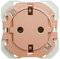Base de enchufe cleanSimon 20000434-0912p+TT 16A Simon 270Cobre 2modulos