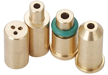 4 in 1 Set Feuerzeug Gas Nachfülladapter Messing für S T Dupont Feuerzeug Gelb/Rot/Grün/Blau Luft Ventilkappen Serie DIY Reparatur
