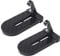TOPWAY Car Doorstep Foot Folding Pedal 2Pcs, Max Loading Capacity 100kg, Multi-Functional Foldable Car Door Step Foot Pegs Latch Hook with Safety Hammer Function 451650
