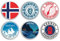 Norwegen Vinyl-Aufkleber, 10 cm, Norwegisch Skandinavien Land Stadt Reisekarte Flagge Urlaub Gepäck Design Geschenk #78844