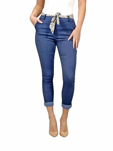 Mississhop Female Damen Stretch Klassische Chino Hose