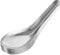 Chinese Soup Spoons 10pcs Dinner Spoons Stainless Steel Tablespoons Small Soup Spoons Metal Dessert Spoons Food Serving Spoon for Home Kitchen Restaurant 5.1inch Ramen Spoon