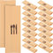 UPKOCH 100pcs Kraft Paper Cutlery Holders for Parties, Disposable Utensil Holders, Resturant Tableware Pockets, Ideal for Weddings, Birthdays and Celebrations
