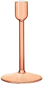 like. by Villeroy & Boch - Like Home Kerzenständer in orange, 8x8x15 cm, Borosilikat-Glas