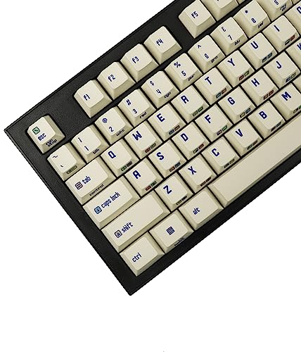 153 Tasten C64 Commodore 64 Dye Sub-Tastenkappen PBT ISO Cherry Profil Tastenkappen für TKL 61 64 68 75 87 96 104 108 Keychron MX Tastatur