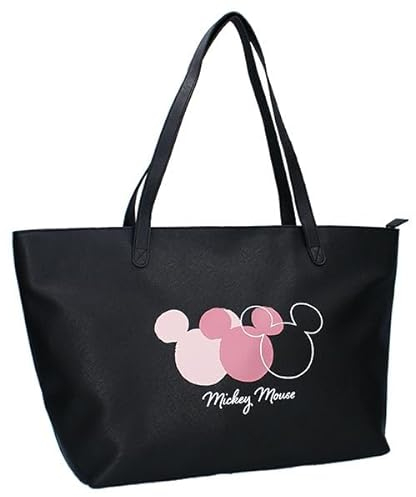 Kidzroom Damen Tasche Forever Famous 32cm, Micky Maus Shopper, Mehrfarbig