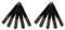 MUSIC STORE Kabelklett Schwarz 16 cm MkII, 10er-Pack, Kabelklette für Ordnung und Sauberkeit, Ideal für Musik- und Audioequipment, ACC0008875-000