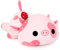 shownicer Peluche de vaca Kawaii, cojín de peluche de vaca lechera, regalo para niños y niñas a partir de 12 años (rosa, 30 cm)