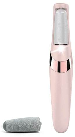 Electric Foot File, Electric Foot Callus Remover, USB Rechargeable Waterproof Hard Skin Remover Foot with 2 Rollers 2 Speed LED Light, Professional Pedicure Tool for feet Cracked Heels