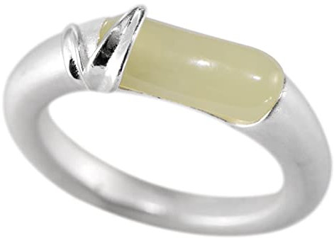 Skcess Engagement Ring Sterlingsilber, Trauringe Silber Anlage Geschenke für Damen Frauen Freundin Größe 60 (19.1)