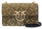 Pinko Umhängetasche Love One Mini Light Monogram 103335A20D, bronze, Einheitsgröße