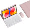 Funda con Teclado Español Ñ para Huawei Matepad SE 11 Pulgadas 2024, Teclado Bluetooth Inalámbrico Desmontable con Portalápices, Ratón para Tableta,Rosado