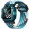 kwmobile Ersatzarmband kompatibel mit imoo Watch Phone Z1 / Z7 / Z6 Armband - Nylonarmband mit Magnetverschluss - Hellblau