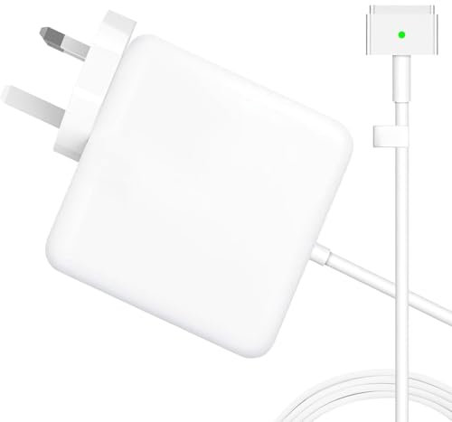 MacBook Air Charger UK, 45W T-TIP Mac Charger Power Adapter Compatible with Macbook Air 1113 inch(Mid-2012~2017), Models A1465 A1466 A1435 A1436 etc