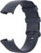 Silikon Sportarmband Größe S passend für Fitbit Charge 3 & 4 - Schiefer Grau - Ersatz Armband - von Heble, One size, Aluminium, Kein Edelstein