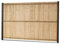 Gardenode Easy clôture Kit d'occultation Lattes Bois pin 8 mm - L 2m50 - H 1m73