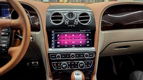 Android 13 Car Stereo Upgrade for Bentley Flying Spur Continental GT 2005-2019 GPS Navigation Head unit Car Radio Replacement Multimedia Player Carplay (for 2005-2011 Year, 8-256GB)
