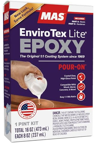 ENVIRONMENTAL Environmental Technology 16-Ounce Kit Lite Pour-On, High Gloss Finish (2016), Clear (02016)