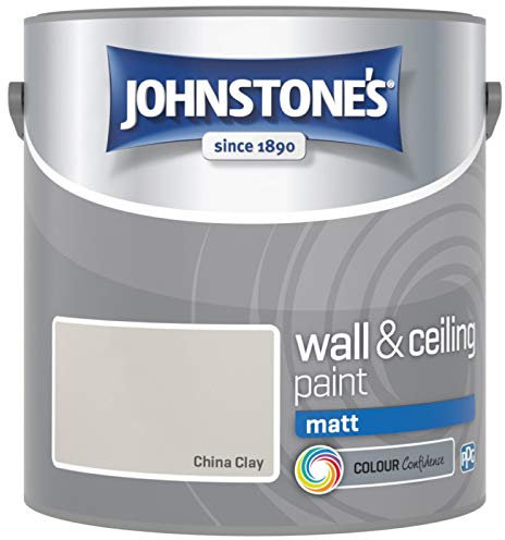 Johnstones No Ordinary Paint Water Based Interior Vinyl Matt Emulsion China Clay 2.5 Litre