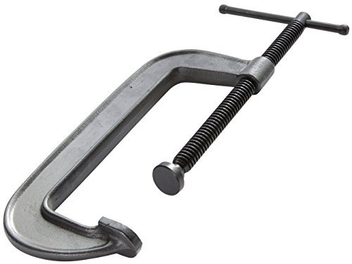 Bessey 540-8 Ductile Alloy Cast Clamp with 8 Capacity x 3 1/4 Throat Depth & 2,750 lb Clamping Force, Black