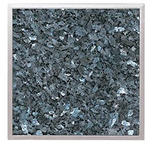 Granitfeld mit Edelstahlrahmen Granitplatte Granit
