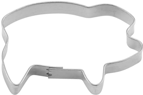 Städter Mini Ausstechform Schwein Weißblech, Größe: 4cm, 955340