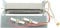 Spares2go Heater Element + Thermostats to fit Hotpoint TCM570G TCM570 TCM580 Tumble Dryer (2200W)