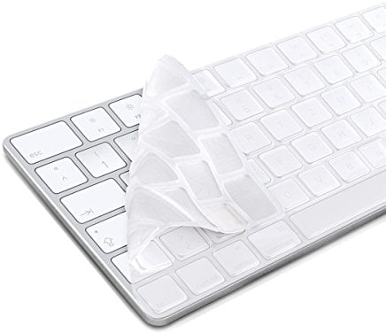 kwmobile Silikon Tastaturschutz für Apple Magic Keyboard - QWERTZ Keyboard Cover Abdeckung - Transparent