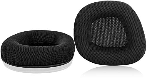 JARMOR Replacement Memory Foam & Mesh Fabric Ear Cushion Pads Cover for Corsair Void & Corsair Void PRO RGB Wired/Wireless Gaming Headset ONLY (Black)