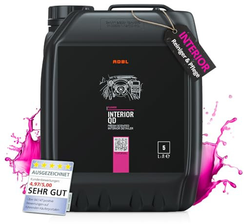 ADBL Interior QD (5L) - Innenraum Detailer mit Frische Duft - Reinigt und Schützt - Antistatisch mit UV-Schutz - Für alle Interior Oberflächen - Quick Detailer für den Fahrzeuginnenraum