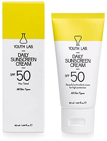 Youth Lab Daily Sunscreen Cream Spf50 Non Tinted-All Skin Types 50Ml