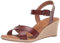 Amazon Essentials Sandalia Tipo Alpargata con Cuña Mujer, Marrón, 38.5 EU