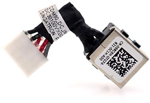 Deal4GO Câble DC Power Jack 98C6H 098C6H DC30100YX00 Remplacement pour Dell Latitude 5580 5590 5591 Precision 3520 3530
