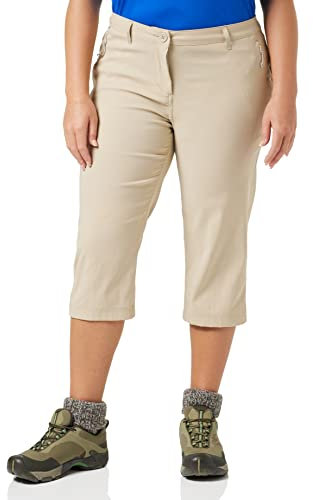 Craghoppers Damen Kiwi Pro Crop-Hose Für Wander-Shorts, Desert Sand, 36 EU