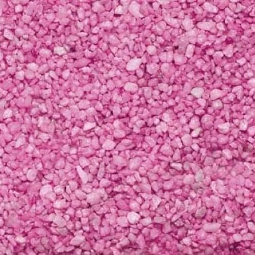 naninoa GRANULAT 2-3mm (Bunte Dekosteine, Farbsteine,) 0,5 kg farbige kleine Steine. Farbe: Rosa, PINK