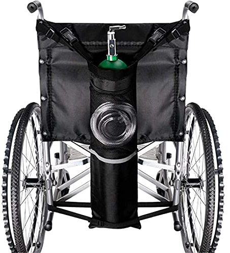 Porte-bouteille D'oxygène, Convient Pour Fauteuil Roulant Sac De Bouteille D'oxygène Pochette De Rangement Sac De Bouteille D'oxygène Solide En Fauteuil Roulant Boucles Faciles, Sac De Rangement De