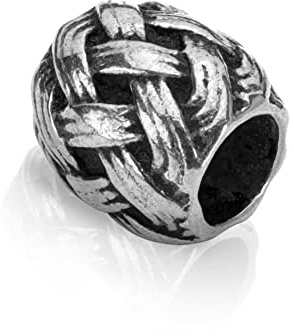 NKlaus Bartschmuck 925 Sterling Silber, Länge: 10mm, 5 mm, Herren, 1 Stück | keltisch