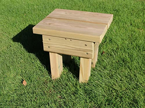 Churnet Wooden Outdoor Footstool