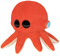 Adopt Me! AME0009-20 cm Plüsch - Octopus, offizielles Plüsch mit Spielcode