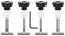4 Stück T5 Befestigungsschrauben Rastschiene Multiflexboard Ladungssicherung Edelstahl 50mm T passend Dachboxenzubehör für V VV T5 T6 7h5883084c